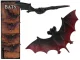 Halloween Bat Decoration, Set of 4, Brown-Black