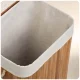 Massido Bamboo Laundry Basket with Lid 72 L
