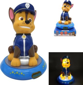 Kids Decorative LED Night Lamp - Chase, "Paw Patrol"