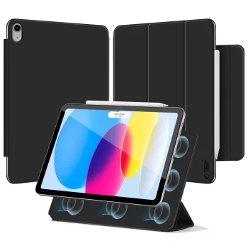 Tech-Protect Smartcase Magnetic Case for iPad 10.9" (2022) / 11" (2025), Black