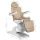 Azzurro 870 Electric Beauty Chair with 3 Motors, Cappuccino