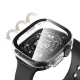 Tech-Protect Defense cases for Apple Watch 49 mm, black and clear, 2-pack