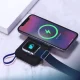 Power Bank 3mk PastelUp 10000mAh 22.5W USB 1A1C, Black