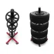 Tire Rack for 4 Tires Humberg HM-387, Heavy Duty Wheel Storage Stand for Garage