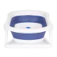 Ecotoys Foldable Baby Bath Tub with Drain, Blue