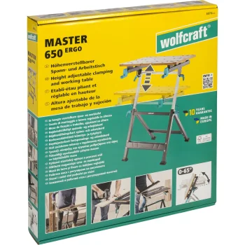 Wolfcraft MASTER 650 ERGO Clamping and Working Table