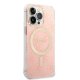 Apple iPhone 13 Pro 6.1\'\' Guess 4G Print MagSafe Case Cover (GUBPP13LH4EACSP) + Charger, Pink