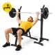 4FIZJO Adjustable Barbell Stands