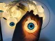 Halloween LED Garland Eyes, 10 LED, 200 cm, White