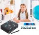 School Pencil Case Organizer with 4 Flaps, Flamingo