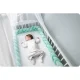 Ricokids Braided Crib Bumper 3m, Mint