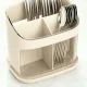 Cutlery Drainer and Kitchen Organizer, Beige