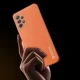 Samsung Galaxy A72 (SM-A725F/DS) Dux Ducis Yolo Elegant Case Cover Soft TPU and PU Leather, Orange