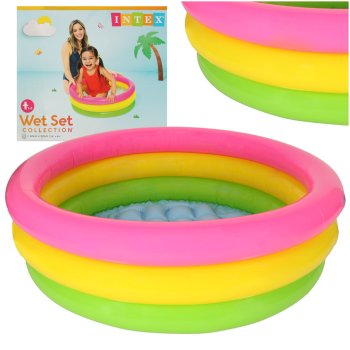 INTEX 57107 Children's Kids Garden Inflatable Pool 61x22 cm