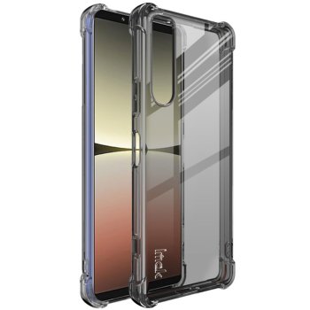 Sony Xperia 5 IV IMAK Soft TPU Case Shock-Absorbing Protection Cover, Transparent Black