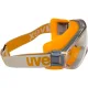 uvex ultrasonic Safety Goggles, Grey/Orange
