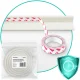 Ricokids 798710 Furniture Edge Protector Foam Tape, White, 6 m