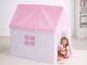 Liela bērnu spēļu telts pils mājai un dārzam, rozā