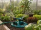3-Arm Rotary Garden Sprinkler, Green/Black