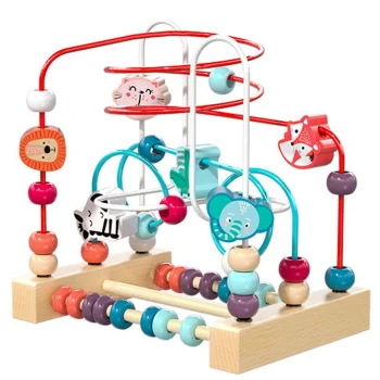 Jhtoy-420 Wooden Labyrinth Educational Toy
