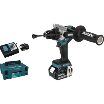 Makita DHP492RTJ 18V Cordless Combi Drill (2x 5.0 Ah, Makpac)