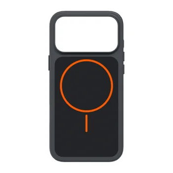 SBS D3O Core Case for iPhone 18 Pro Max / 17 Pro Max with MagSafe, Black and Orange