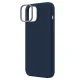 Uniq Lino Silicone Case for iPhone 14 Plus and 15 Plus in Blue