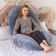 Multifunctional Maternity Pregnancy and Breastfeeding Pillow C-shape, 130x70cm