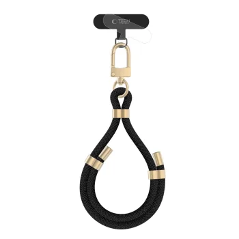 Tech-Protect C4S Rope Phone Wrist Strap, Black