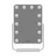 Make-up Mirror with LED Lighting Humanas HS-HM01, White