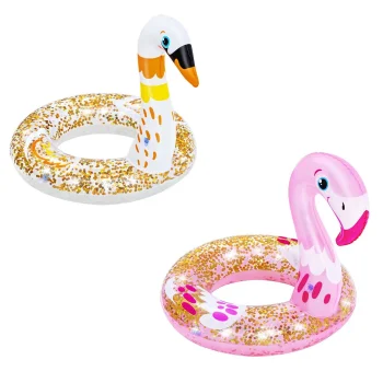 Bestway 36306 Kids Inflatable Swim Ring Swan, 61 x 58.5 cm