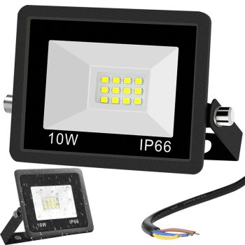 Светодиодный прожектор 10W 6000K уличный водонепроницаемый IP66