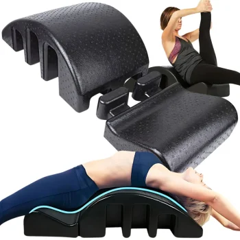 Pilates Spine Corrector Arc for Back Stretching, Black
