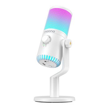 Maono DM30RGB Gaming Microphone, White