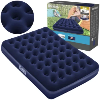 Bestway 67003 Double Inflatable Airbed, 203x152x22 cm, Navy Blue