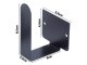 Wall-Mounted Holder for Pot Lids and Cutting Boards, Metal, 2 Pcs, Black