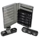 Weekly Pill Organizer and Medicine Container for Tablets, Black