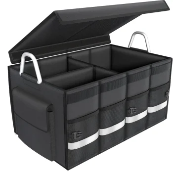 Car Boot Organizer Bag with Lid, 60 Liters, 60x35x30cm