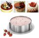 Ruhhy Adjustable Cake Ring / Baking Mold, 16-30 cm (12 cm Height)