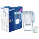 Brita Model One Glass Water Filter Jug 2.5L, Transparent / Blue