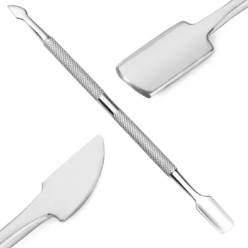 Stainless Steel Cuticle Pusher and Scraper for Manicure