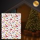 Ruhhy Christmas Blanket 150x200 cm, White/Multicolor