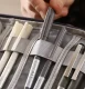Trizand Travel Cable and Charger Organizer Bag, Grey