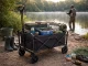 Collapsible Utility Wagon for Camping and Beach, 80L, Black