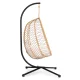 Hanging Egg Chair MultiGarden, freestanding swing up to 120 kg, cushions included