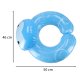 BESTWAY 36405 Penguin Inflatable Swim Ring for Kids 3-6 Years, 50x46 cm, blue