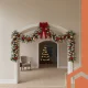Artificial Snow-Covered Christmas Garland Ruhhy 00026244, 270 cm