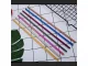 Reusable Metal Straws with Cleaning Brushes, 8 pcs, 0.8cm