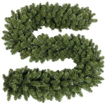 Thick Christmas Pine Garland 2.7m Ruhhy 26242 for Mantle & Stairs