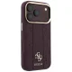 Guess Stripe Peony 4G Logo MagSafe Case for iPhone 18 Pro / 17 Pro, Burgundy
